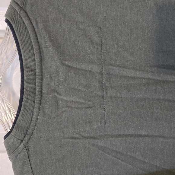 Arrow, Short Sleeve Tee, 4XL, Crew Neck Striped, Green, Blue, Soft Cotton Blend - Picture 10 of 11